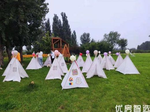 上谷水郡彩绘帐篷活动