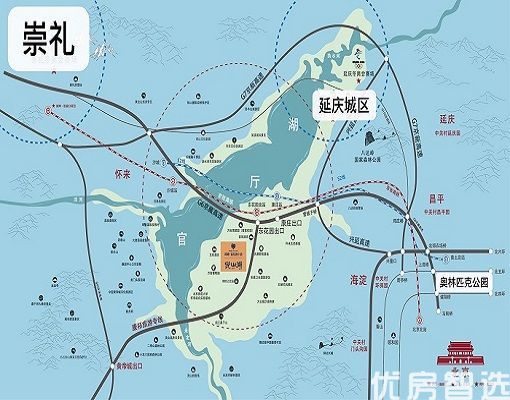 鸿坤悦山湖在哪？