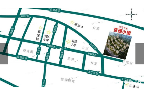 京西小镇当前在售高层产品85-105㎡，单价6500元/㎡