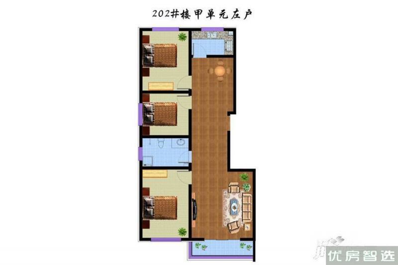 建面建筑面积：约105平米