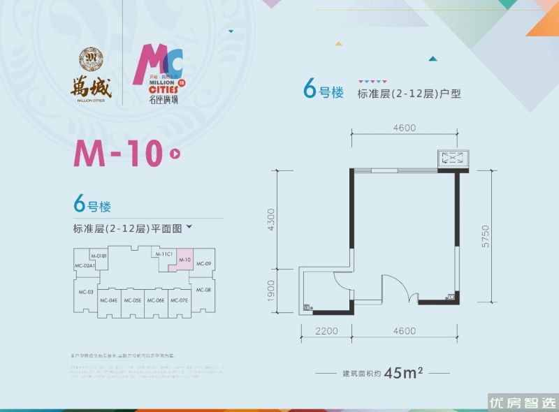 萬城聚豪商业室厅卫1厨