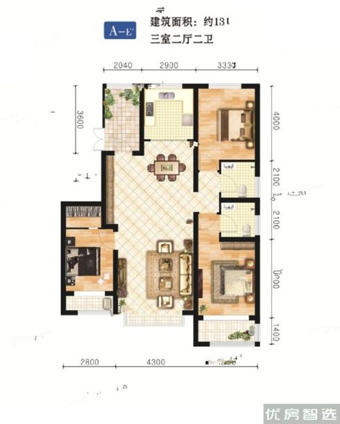 建面0
