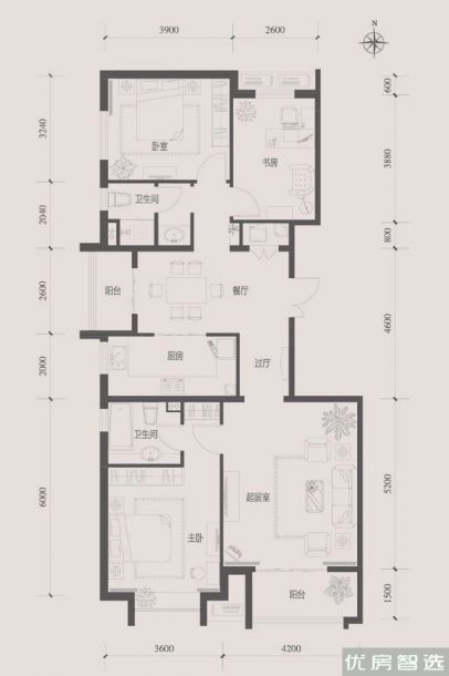 建面建筑面积：约129平米