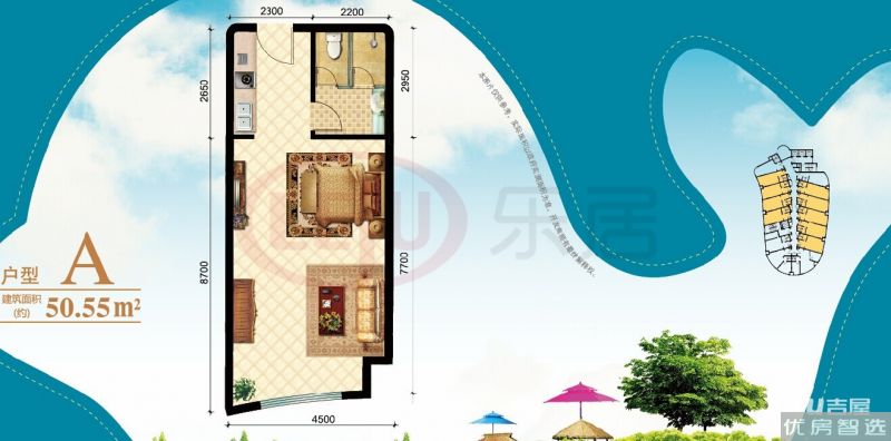 建面0