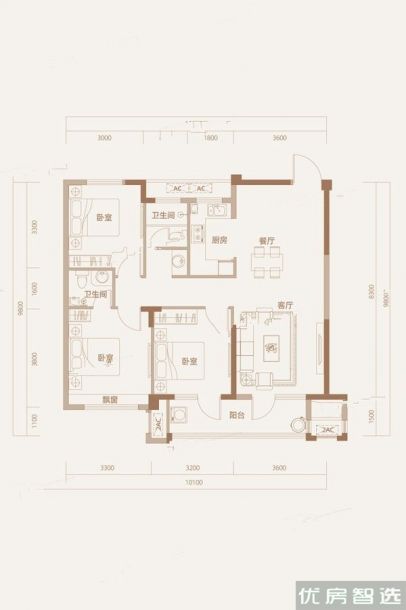 建面0