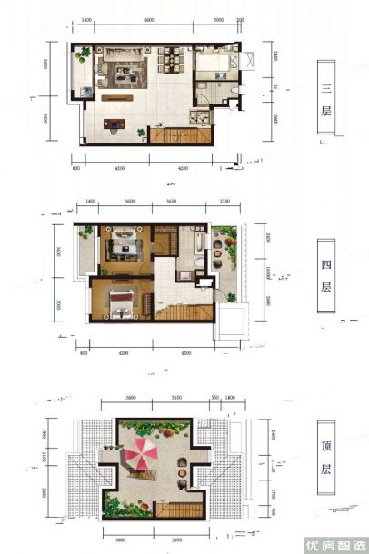 首堂创业家2室2厅2卫1厨