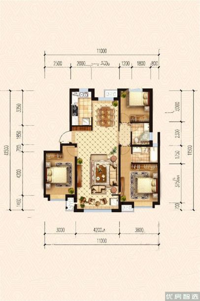 建面0