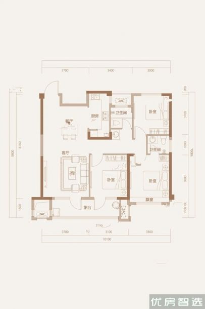建面0